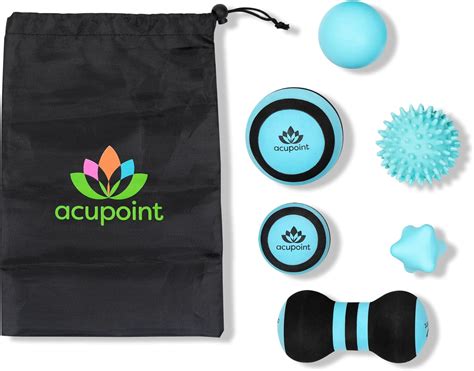 Acupoint Massage Ball Set 6 Physical Therapy Balls For Post Workout