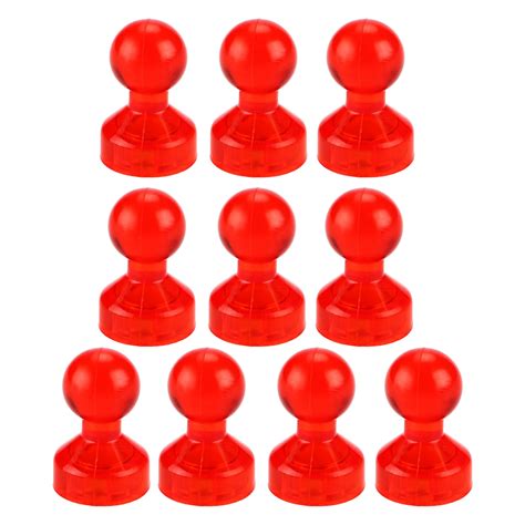 Huanledash 10Pcs Magnetic Push Pins Strong Suction Multi Purpose Mini