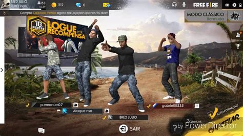 Free Fire Battlegrounds Jogando Em Equipe YouTube