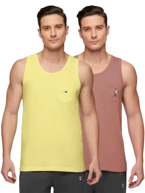 Buy Xyxx Pack Of 2 Intellieaze Super Combed Cotton Renew Men Vests