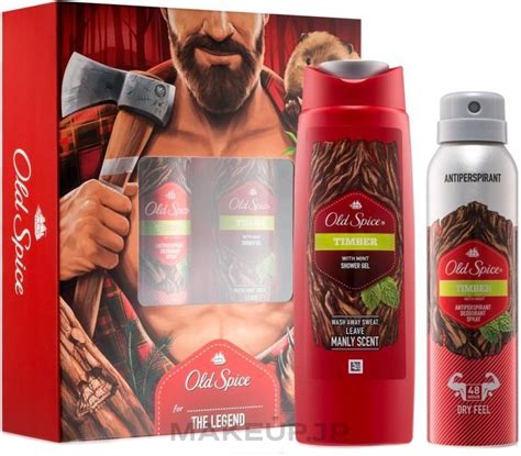 Old Spice Timber Deo 150ml Sh Gel 250ml Set Makeup Jp