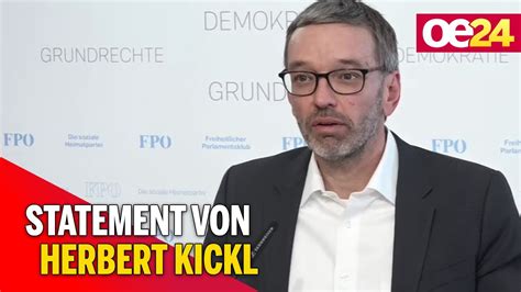 Herbert Kickl Zur Aktuellen Politischen Lage YouTube