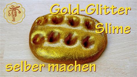 Gold Glitter Slime Selber Machen Ohne Waschmittel Und Ohne