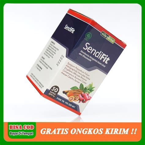 Jual SendiFit Acep Herbal Obat Asam Urat Obat Rematik Obat Nyeri Sendi