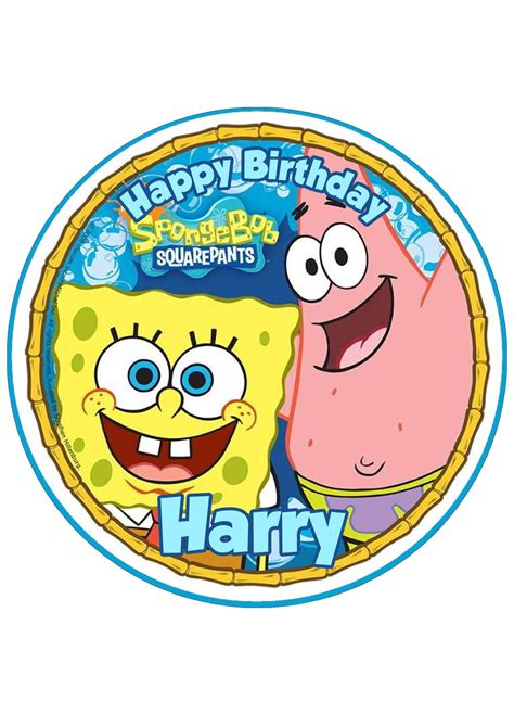 spongebob cake toppers 7