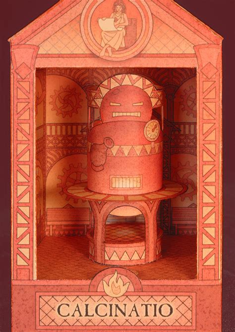 calcinatio interior exhibit model museum  lost