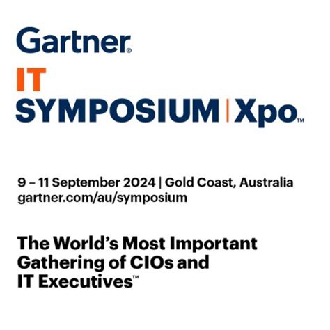 Join Us At Gartner It Symposium Xpo On The Gold Coast Nri