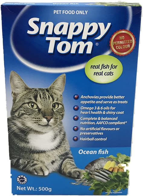 snappy tom ocean fish  snappy tom salmon  chicken
