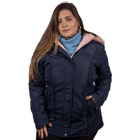 Parka Dupla Face Feminina