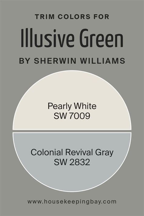 What Are The Trim Colors Of Illusive Green Sw By Sherwin Williams