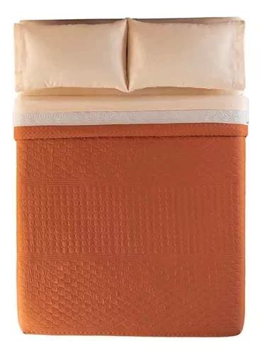 Edredon Ultraligero Mat Siena Chedron Beige Vianney Color Naranja