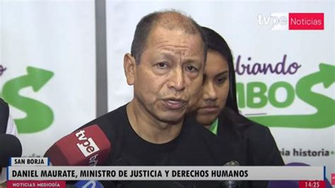 Ministro De Justicia Sobre Víctor Polay Nuestra Postura Es Una Clara Defensa Del Estado Tvperú