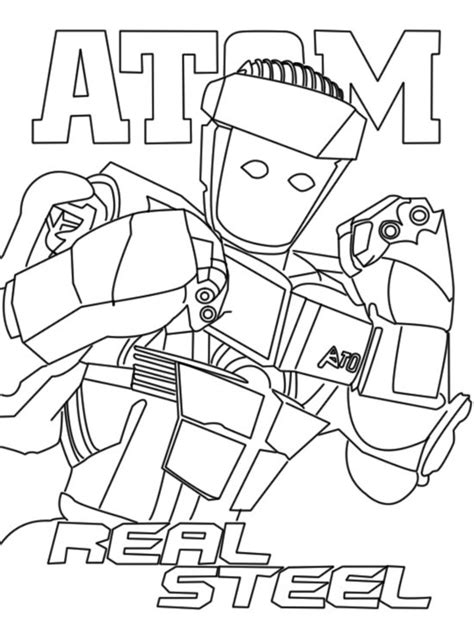 Real Steel Coloring Pages Coloring Pages