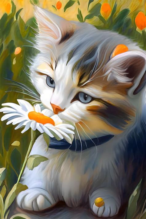 Pin by Annella Malinicheva on Кошки in 2024 Cat art Art gallery Cats