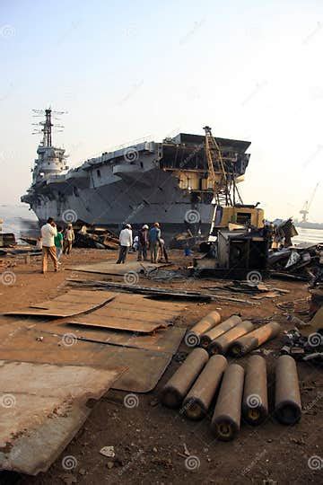 Shipbreaking Yard In Darukhana Mumbai India â€ Ins Vikrant