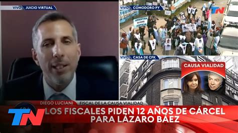 Causa Vialidad I Una Por Una Todas Las Penas Que Pidió El Fiscal Diego Luciani Para Los