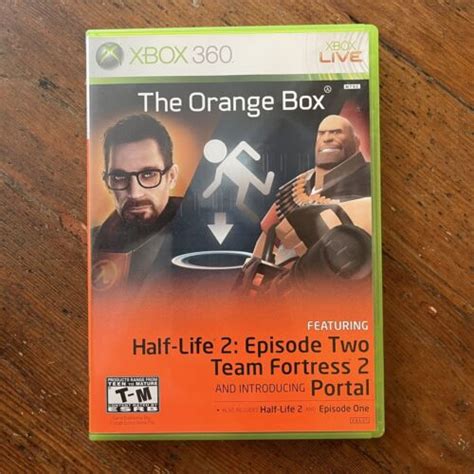 Orange Box Half Life 2 Episode 2 Team Fortress 2 Portal XBOX 360 CIB