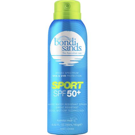 Bondi Sands Sport Spf 50 Spray Sunscreen 193ml Woolworths