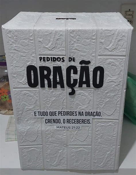 Caixa De Pedido De Ora O Pedido De Ora O Lembrancinhas Para Igreja