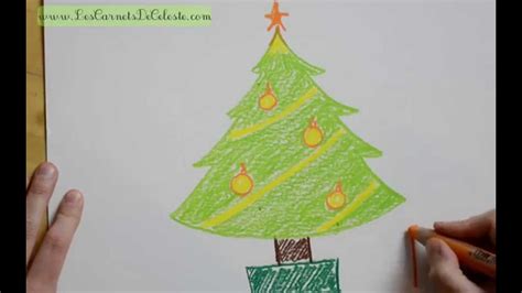 Comment Dessiner Un Sapin De No L Youtube