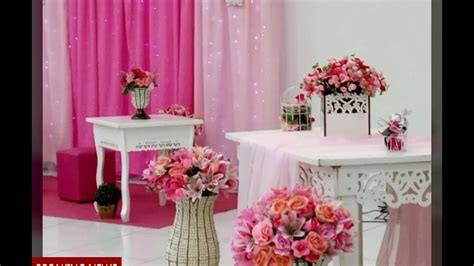 Decoração de culto rosa Evento para Mulheres YouTube