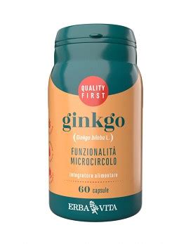 Capsule Monoplanta Ginkgo Par ERBA VITA 60 Capsules