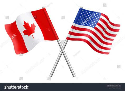 811 Usa Canada Flag Maple Leaf Images, Stock Photos & Vectors ...