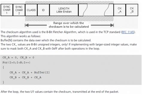 UBX protocol help: configuring a NEO 6M Arduino GPS Module... Fletcher checksum? | Teensy Forum