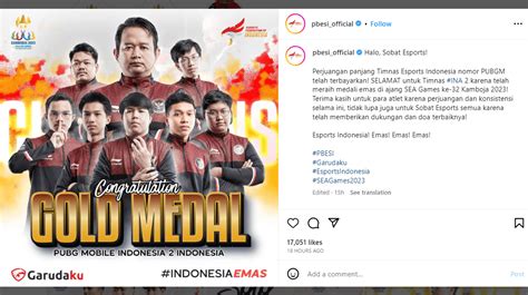 Timnas Juara Pubg Sea Games Di Kamboja