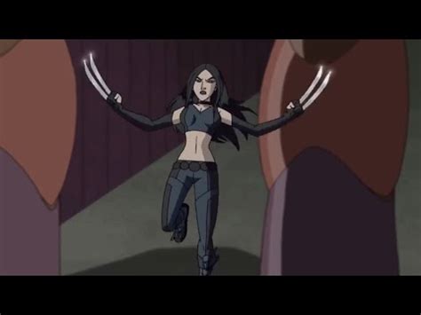 X Laura Kinney Scenes From The Cartoon Wolverine And The X Men