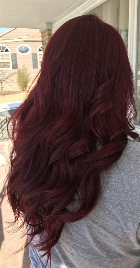 Wine Hair Color Pretty Hair Color Burgandy Hair Deep Burgundy Hair