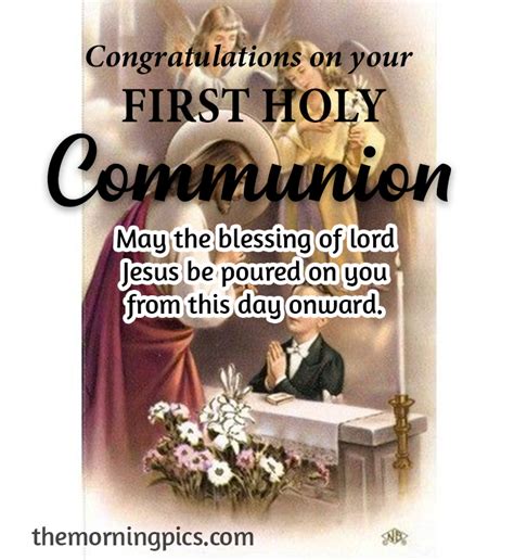 First Holy Communion Wishes Images