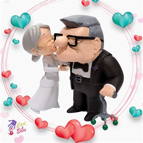 Carl And Ellie Wedding Cake Topper