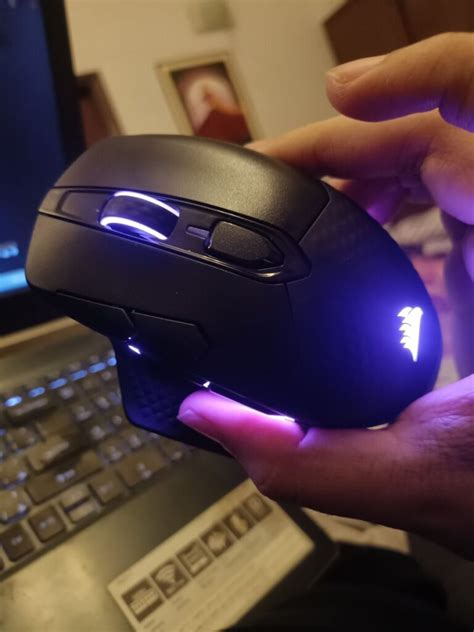 Corsair DARK CORE RGB PRO Wireless Gaming Mouse - The Gamesmen