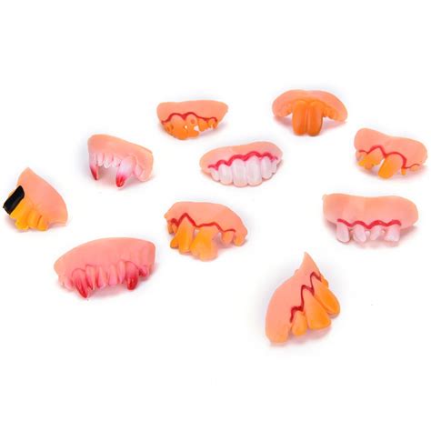 Halloween Funny False Teeth Gags Practical Jokes April Fool Prank Freak ...