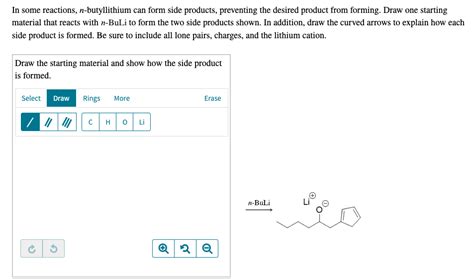 Solved In some reactions, n-butyllithium can form side | Chegg.com