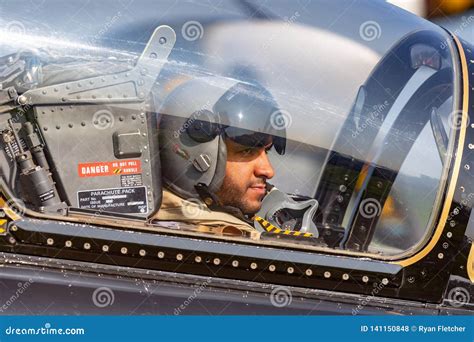 Pilot From The Al Fursan Aerobatic Team Of The United Arab Emirates Air