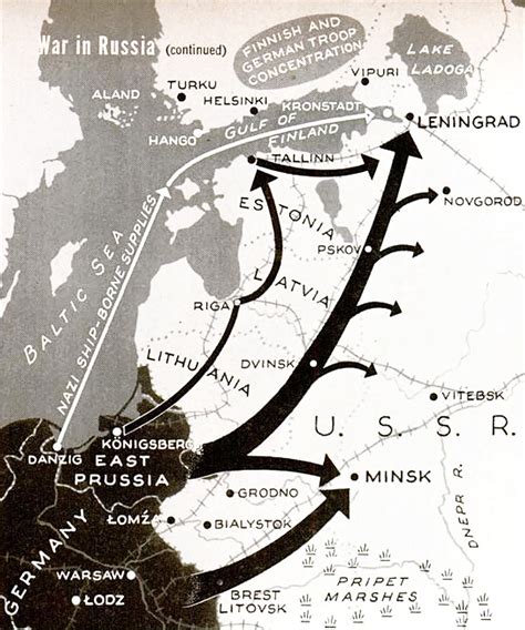 German Invasion Baltics Map Never Was