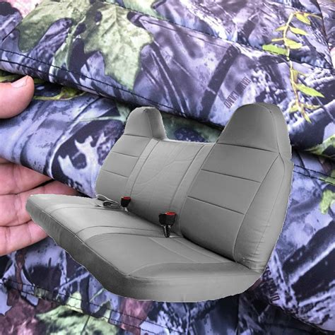 1992 1998 Ford F150 F250 F350 Truck Solid Bench Seat Cover Front Rear – RealSeatCovers