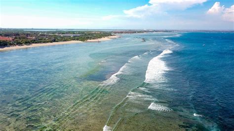 Premium Photo | A beautiful drone view of nusa dua beach in bali indonesia