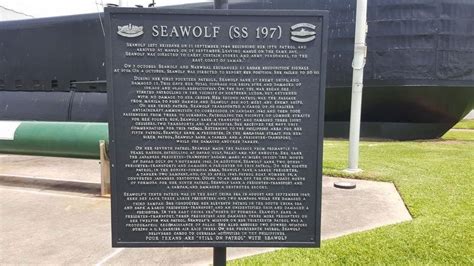 U S S Seawolf Memorial Historical Marker