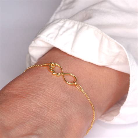 Armband Infinity Symbool 925 Zilver Verguld ARLIZI 1048 ARLIZI