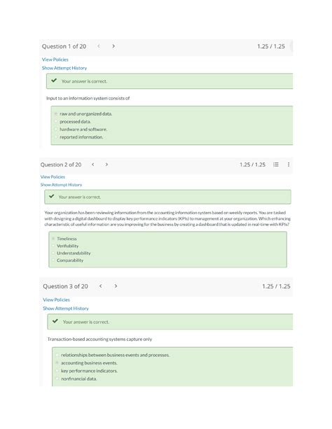 ACC 315 1 3 Quiz Course Is Over Accounting Information System And How