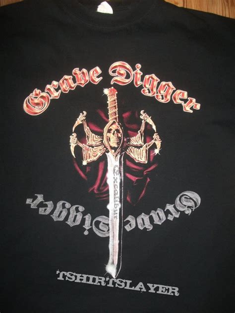 Grave Digger Excalibur Tour Tee Tshirtslayer Tshirt And Battlejacket