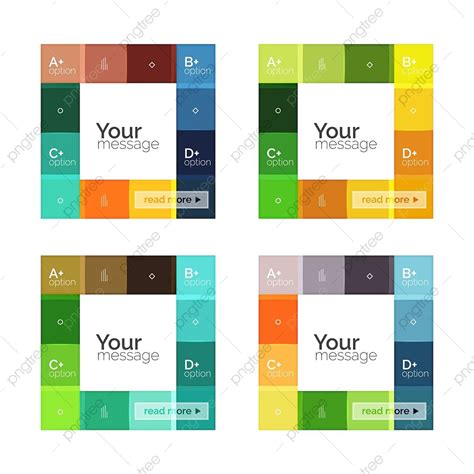 Option Infographic Vector Hd Png Images Vector Color Stripes