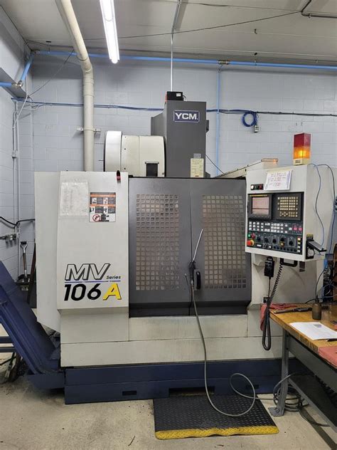 Ycm Mv A Cnc Vertical Machining Center Fanuc Mi K Rpm X