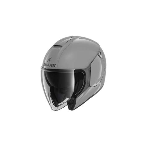 Casco Jet Shark Citycruiser Blank Gun Silver