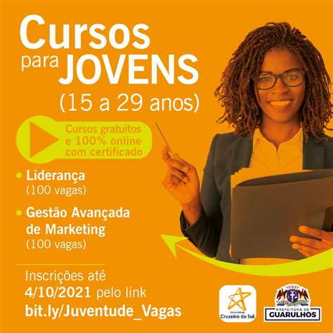 Curso Para Adolescentes De 15 Anos - Prefeitura abre 200 vagas em cursos online para jovens de 15 a 29 anos ...