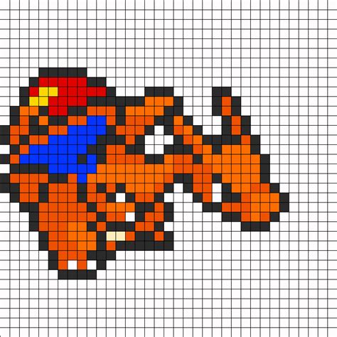 Grid Charizard Pixel Art Minecraft - Pixel Art Grid Gallery