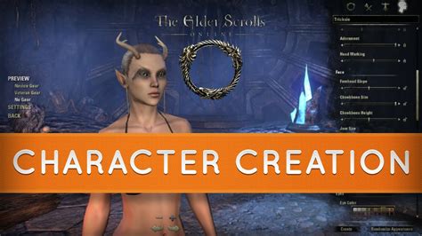 The Elder Scrolls Online An In Depth Look At Character Creation YouTube